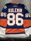 2015 16 Kulemin Game Worn Used New York Islanders Jersey - Signed 2 Patches 