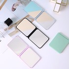 Plastic Folding Mirror Pocket Makeup Mirrors Foldable Compact Cosmetics Tools 
