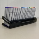 Copic Sketch Alcohol Markers Lot Of 80 Dual Tip Assorted Colors Art Pen Set