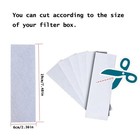 10 Pack Washing Machine Filter Box Foam Filter Replacement Cut To Use Polyest   