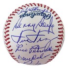 1975 Boston Red Sox Team-signed Oml Baseball  22  Fisk  Rice  Evans Jsa 212626