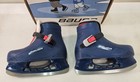Bauer Lil Champ Ice Skates Blue  Size 12 13  Adjustable Strap New