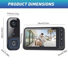 Smart Wireless Doorbell Camera Door Chime Video Intercom Security Night Vision