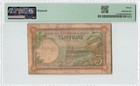 Belgian Congo 5 Francs 1929  P-8e  Pmg 15 Choice Fine  stained   Popular Note 