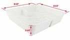 2 Pcs Gsw Fs-pb Abs Plastic Floor Sink Basket 8-3 8 x8-3 8  For 12  Floor Sink