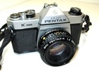 Asahi Pentax K1000 W Smc 50mm-a F2 Lens   135mm F2 8 Tele Lens  Bag   Case