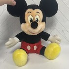 Disney Mickey Mouse Plush Lot Vintage Stuffed Animal Toy Collectible Bundle Of 2