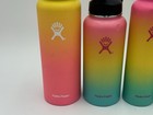 Set  4  Hydro Flask Hawaiian Rainbow   Flamingo Sunset Water Bottles 24 32 40 Oz