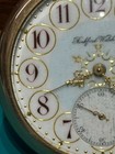 Antique 1907 Rockford Pocket Watch Grade 605 Fancy Dial Running - Needs Service