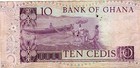 Banknote Ghana 10 Cedis 1982 P20d