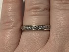14k White Gold Ring  1 2 Ctw  12 Round Cut Diamonds  Channel Set Band  Zales