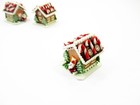 1 12 Miniature Gingerbread House Clay Food Dollhouse Christmas Decor Prop 13778