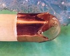 Huge Wood Wand  Solid Beech Wood Wand With Copper And Crystal Point  Wooden Wand