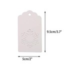 Christmas Snowflake Gift Tags 100 Pcs Kraft Paper Gift Tags With String Gift    