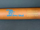 Drew Gilbert Giants Mets Signed 2024 Game Used Cracked Bat -  