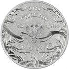 2026 Norns  Skuld 1 Oz Silver Bu Coin 5 Mark  9999 With Coa