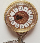 Vtg Trice Pendant Necklace Watch Women Swiss Made Gold Tone Manual Wind