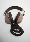 Vintage Koss Pro 4aa Stereo Headphones     Brown     Good Condition