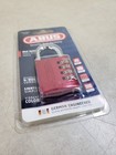 Abus 145 40 Red Combination Padlock  Side  Red