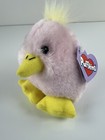 Puffkins By Swibco Plush Chirps Chick Baby Bird Dob 4-10-1998 Stuffed Bean Bag