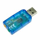 Usb 2 0 Sound Card External 5 1 Channel 3d Mic Speaker Virtual Audio Pc Adapter
