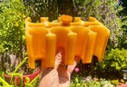          -beautifully Marbled Bakelite Poker Chip Caddy            