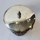 Vintage Silver Plated Grapes Vines Overlay Metal Champagne  Ice Bucket