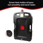 15 Gallon Oil Drain Pan With Seal Cap For Easy Access And Leak-free Aa075