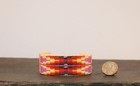 Hand Beaded Buckskin Leather 1   Cuff Bracelet Jewelry N Native American Indian