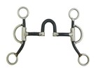 Aj Tack Double Rein Correction Short Shank Bit