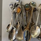 50  Lot Of Vintage Souvenir Spoons Collectible