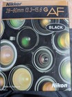 Nikon Af Nikkor 28-80mm F 3 3-5 6g  black  Zoom Lens New Never Used
