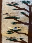 Vintage Navajo  dine  Yei Weaving textile  tree Of Life  Pattern  29  X 24  Ds30