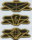 Babylon 5 Earth Force Division Patch Set Of 3  Command  Medical  Security
