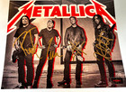 Metallica Signed  lars  James  Kirk  Rob  8x10  Authentic Autographs With Coa