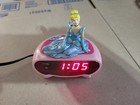 Cinderella Digital Alarm Clock Disney Princess Pink  Model Dc94530  Works