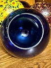 Vintage Art Deco Cobalt Blue Glass Globe Lamp Shade W  3-1 4    Lip Fitter
