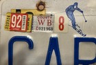 Vintage 1990   s Vanity Ski Utah License Plate  careo   2    Ski Skiing Mountains