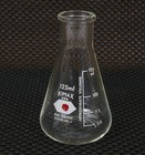Pyrex Glass Graduated Erlenmeyer Flask  125ml - Lot Of 3
