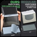 Blotting Paper For Oily Skin  Natural Bamboo Charcoal Blotting Paper 200 Sheets