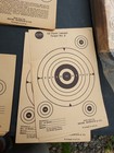  10  1960   s Original J c  Higgins Sears Roebuck Unique Paper Practice Targets