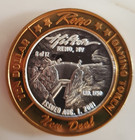 Reno Hilton Limited Edition Ten Dollar Gaming Token 8 12   999 Fine Silver Nm