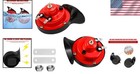 2pcs Super Loud 300db Red Car Horns