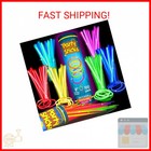 Partysticks Glow Sticks Party Supplies 100pk - 8 Inch Glow In The Dark Light Up 