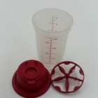 Vtg Tupperware Quick Shake Shaker Lot Red Nos 10oz 300ml 1900-4 New Protein