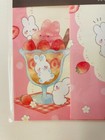 Kawaii Japanese Letter Set     Rabbits   Strawberry Parfait 8 Sheets  4 Envelopes