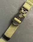One Used Late Wwii Od7 Ball   Catch Chinstrap Set For Us Gi M1 Steel Helmet