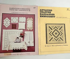 Hardanger Norwegian Embroidery Lot 9 Vintage Stitchery Books Patterns Pages