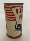 Original Vintage 1950s I Like Ike Political Beer Can 12 Oz  P  Ballantine   Sons