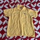 Vintage 1950s Crown Prince    optimist Club    Bowling Shirt Mens As Is Holes